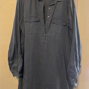 Old Navy Charcoal Long Sleeve Dress